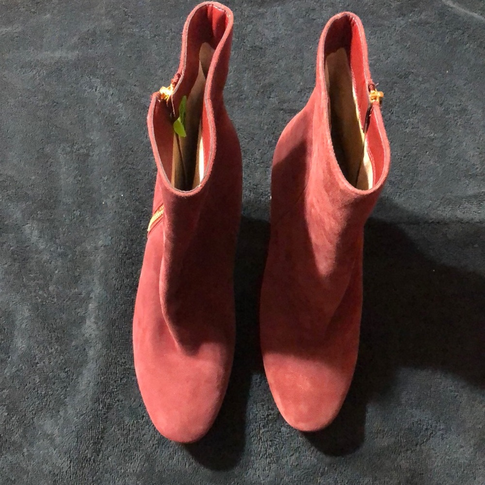 Suede Michael Kors platform boots